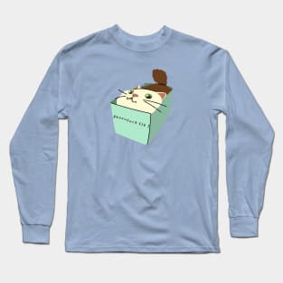 cat in a box Long Sleeve T-Shirt